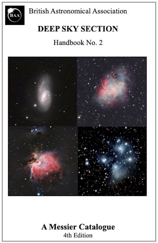 Deep Sky Section Messier Catalogue British Astronomical Association(The)